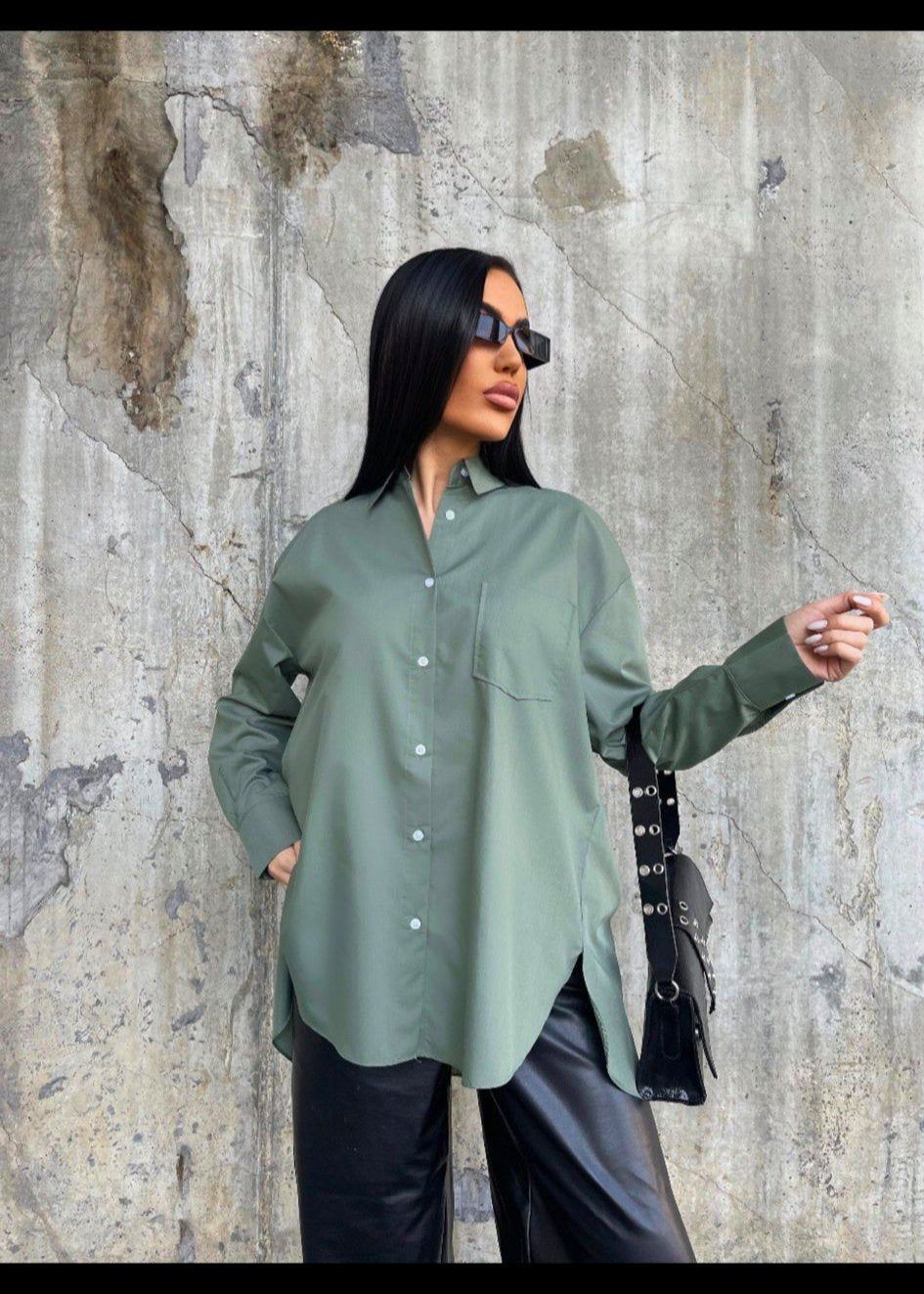 Olive blouse
