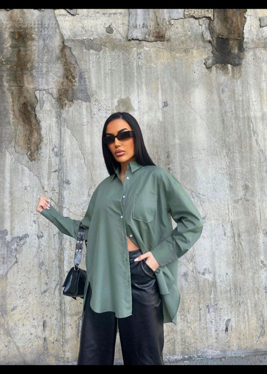 Olive blouse